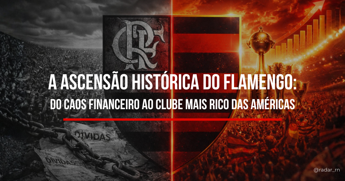 Flamengo ascensão financeira crise títulos história