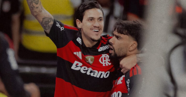 Pedro e Paquetá na Neo Química Arena em Corinthians x Flamengo pelo Brasileirão 2026