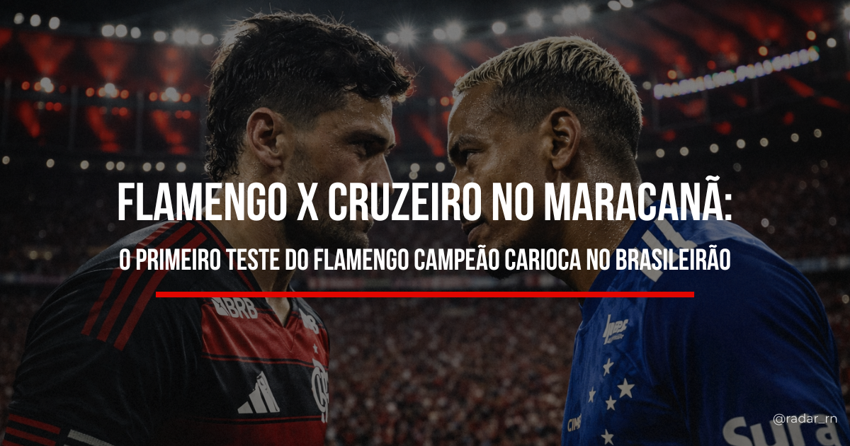 Flamengo x Cruzeiro no Maracanã pelo Campeonato Brasileiro em noite de jogo no Rio de Janeiro.