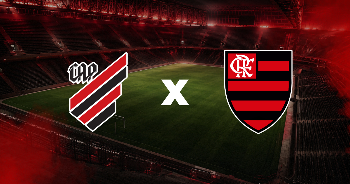 Athletico x Flamengo pela 16ª rodada do Campeonato Brasileiro na Arena da Baixada, em Curitiba.